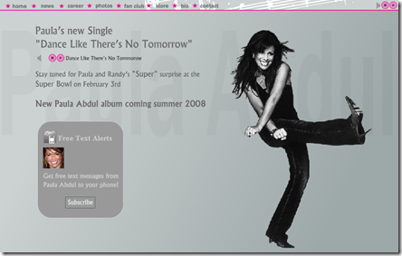 Paula Abdul New Album 2008