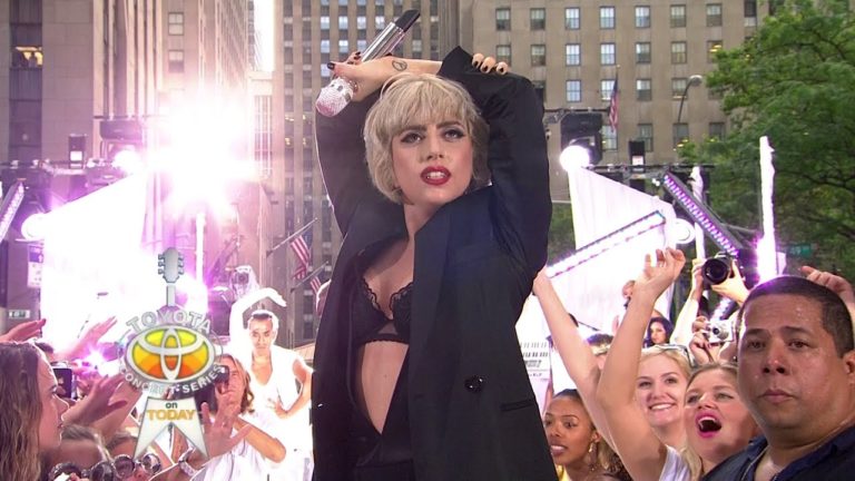 Lady Gaga Does the Today Show