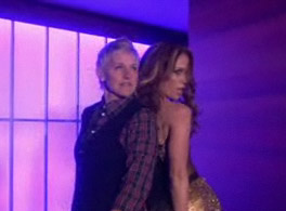 Jennifer Lopez performing Louboutins on Ellen