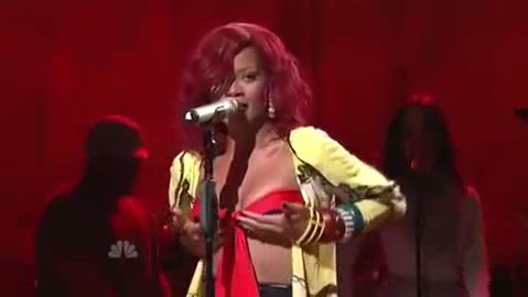 Rihanna performing What’s My Name and Only Girl Live on SNL