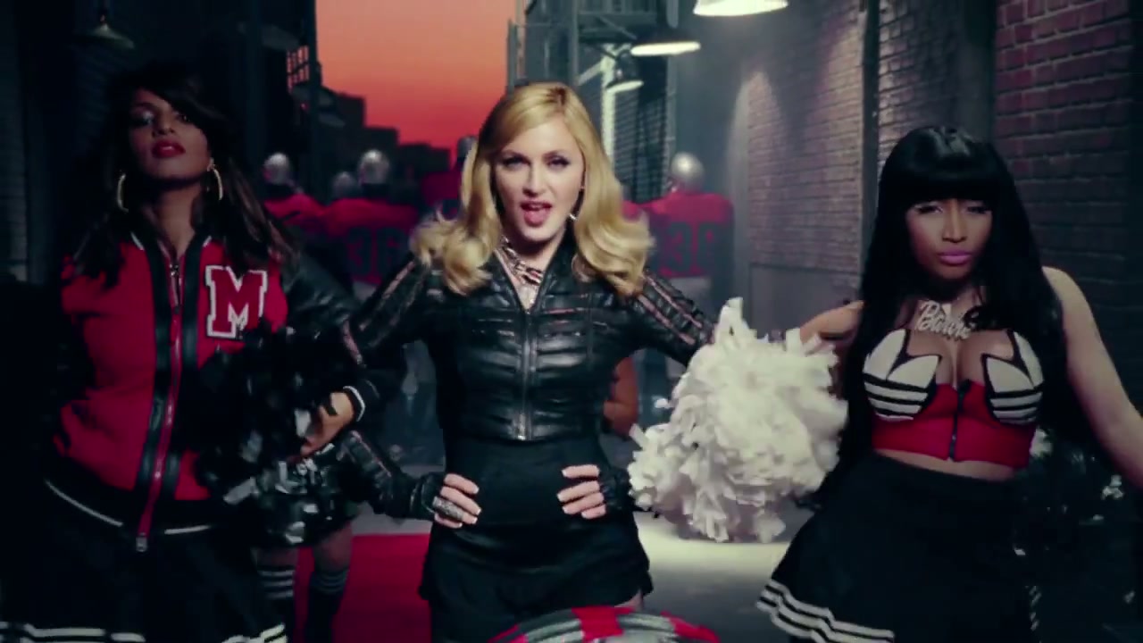 Madonna feat. M.I.A. & Nicki Minaj – Give Me All Your Luvin’ Music Video