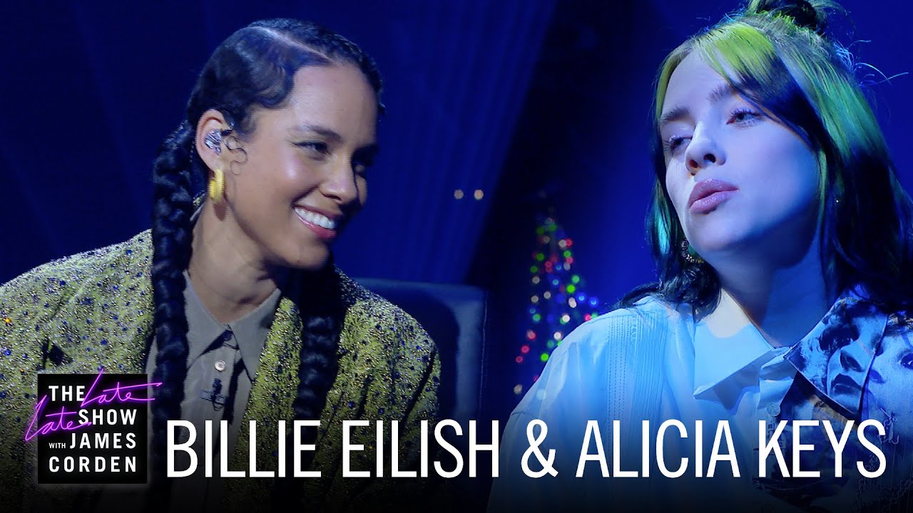 Billie Eilish, Alicia Keys Perform Ocean Eyes