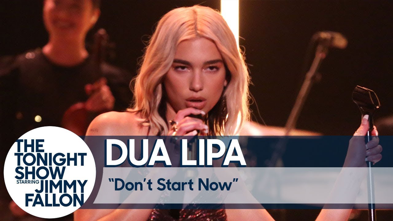 Dupa Lipa performs “Don’t Start Now” on The Tonight Show starring Jimmy Fallon