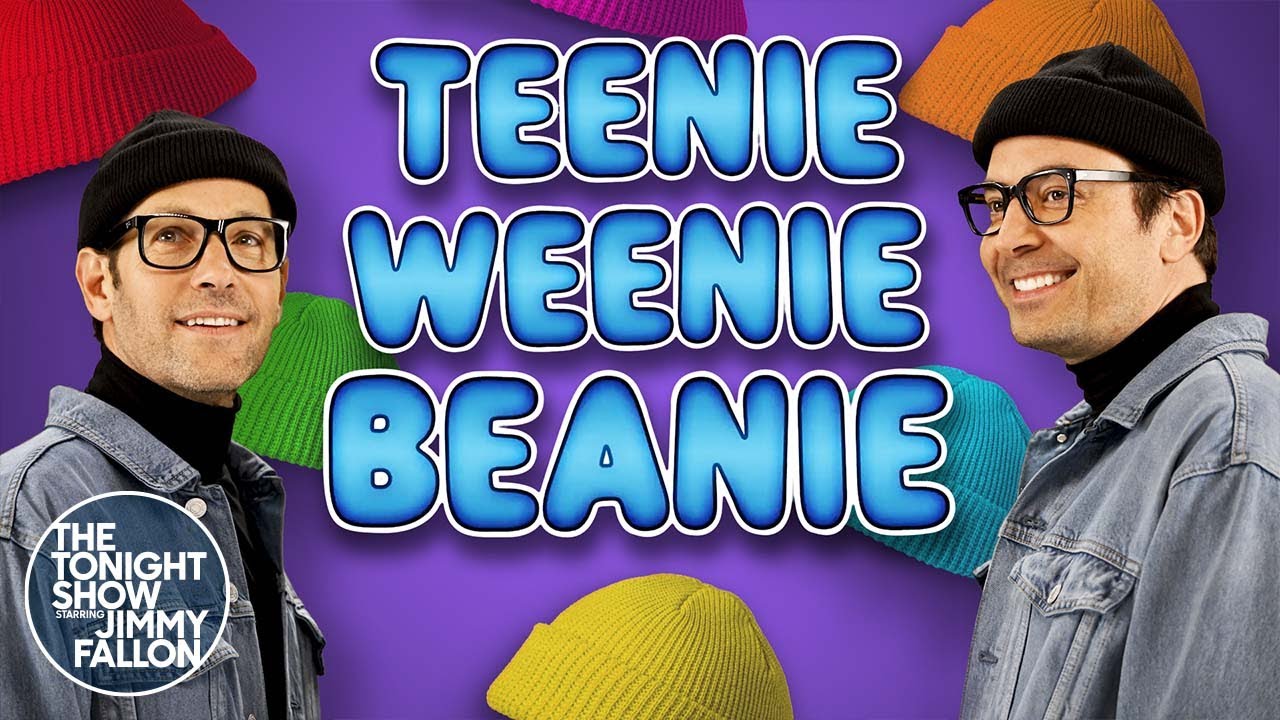 Jimmy Fallon & Paul Rudd perform “Teenie Weenie Beanie”