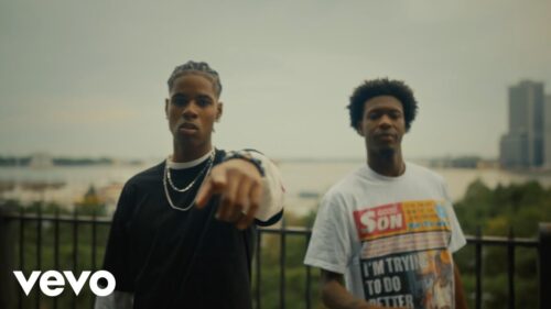 "Boujee Baby" music video // JayDon (left), Zeddy Will (right)