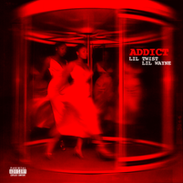 "Addict" single cover art // Lil Twist, Lil Wayne