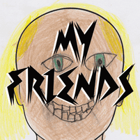 'My Friends' single cover art // 3OH!3