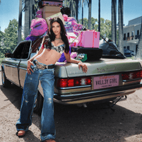 'Valley Girl Problems' official album cover art // Kylie Cantrall