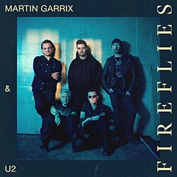 'Fireflies' single cover art // Martin Garrix, U2