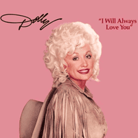 'I Will Always Love You' single cover art // Dolly Parton